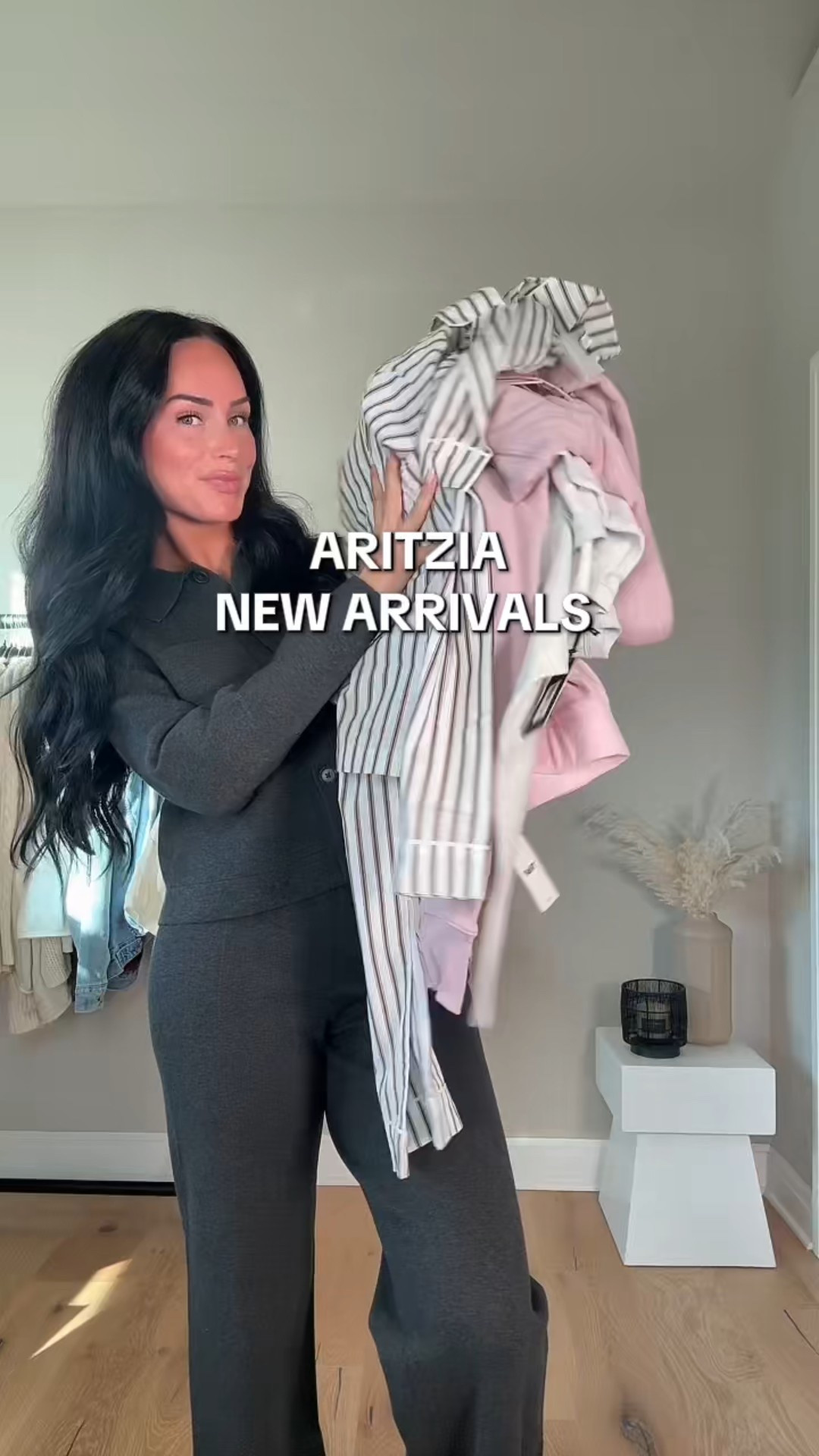 Aritzia New Arrivals Try-On 🎀
I’ll have everything linked on my LTK in the Aritzia section!

My sizing: 5’7”, 145 lbs, 32DD
• Pink velvet jacket — size small
• Pink velvet pants — size medium
• PJs — size small
• Waffle top — size small
• Lounge pants — size small
• Pink zip-up — size small

@aritzia #aritziahaul #aritziaset #loungewear #aritziapjs #sleepwear



#LTKU #LTKStyleTip #LTKGiftGuide
