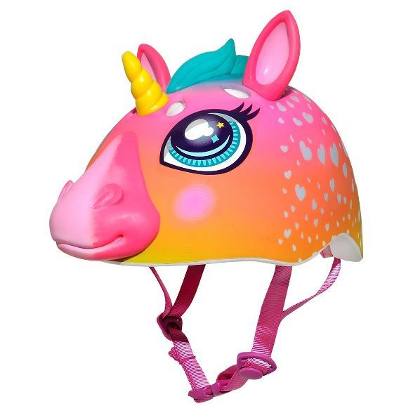 Raskullz Rainbow Unicorn 3D Kids' Bike Helmet | Target