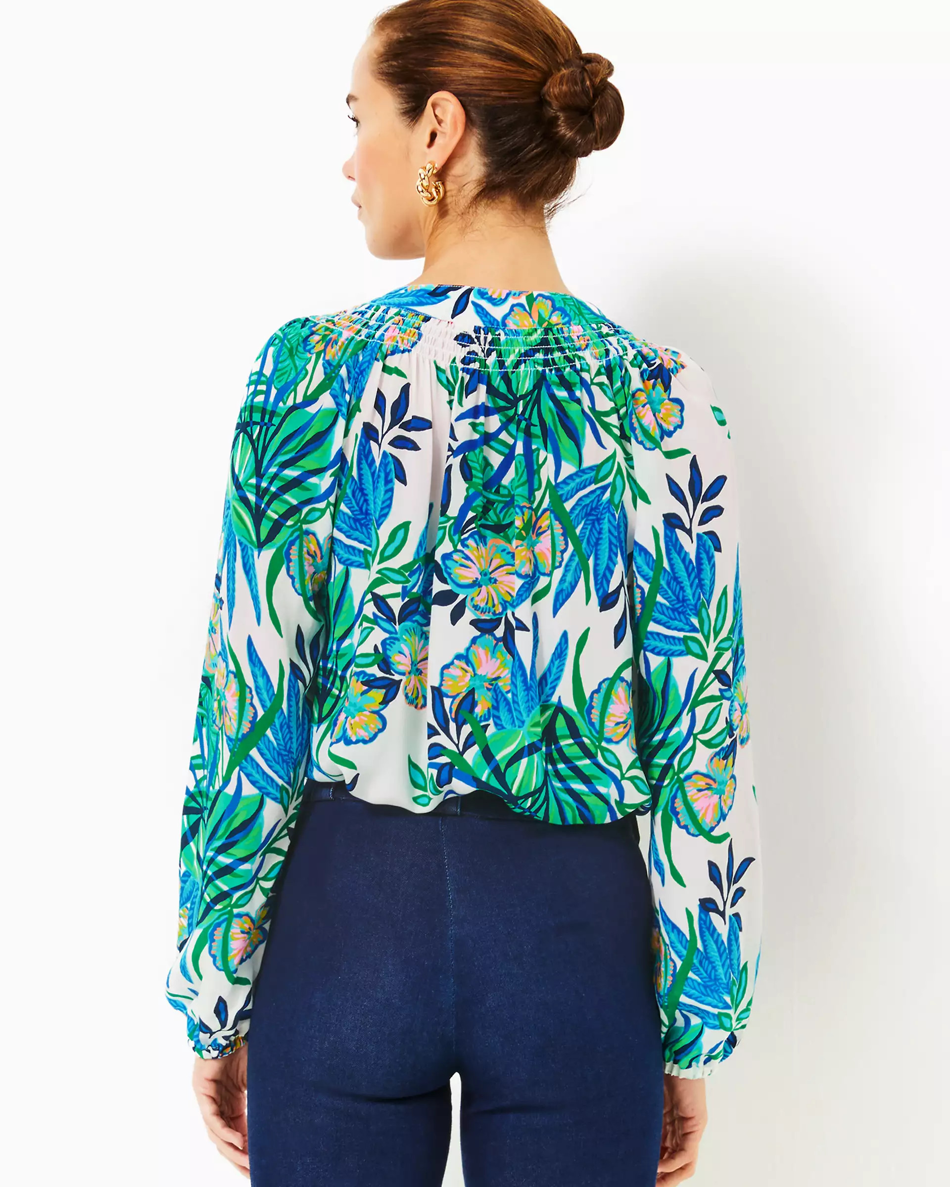 Elsa Silk Top | Lilly Pulitzer | Lilly Pulitzer
