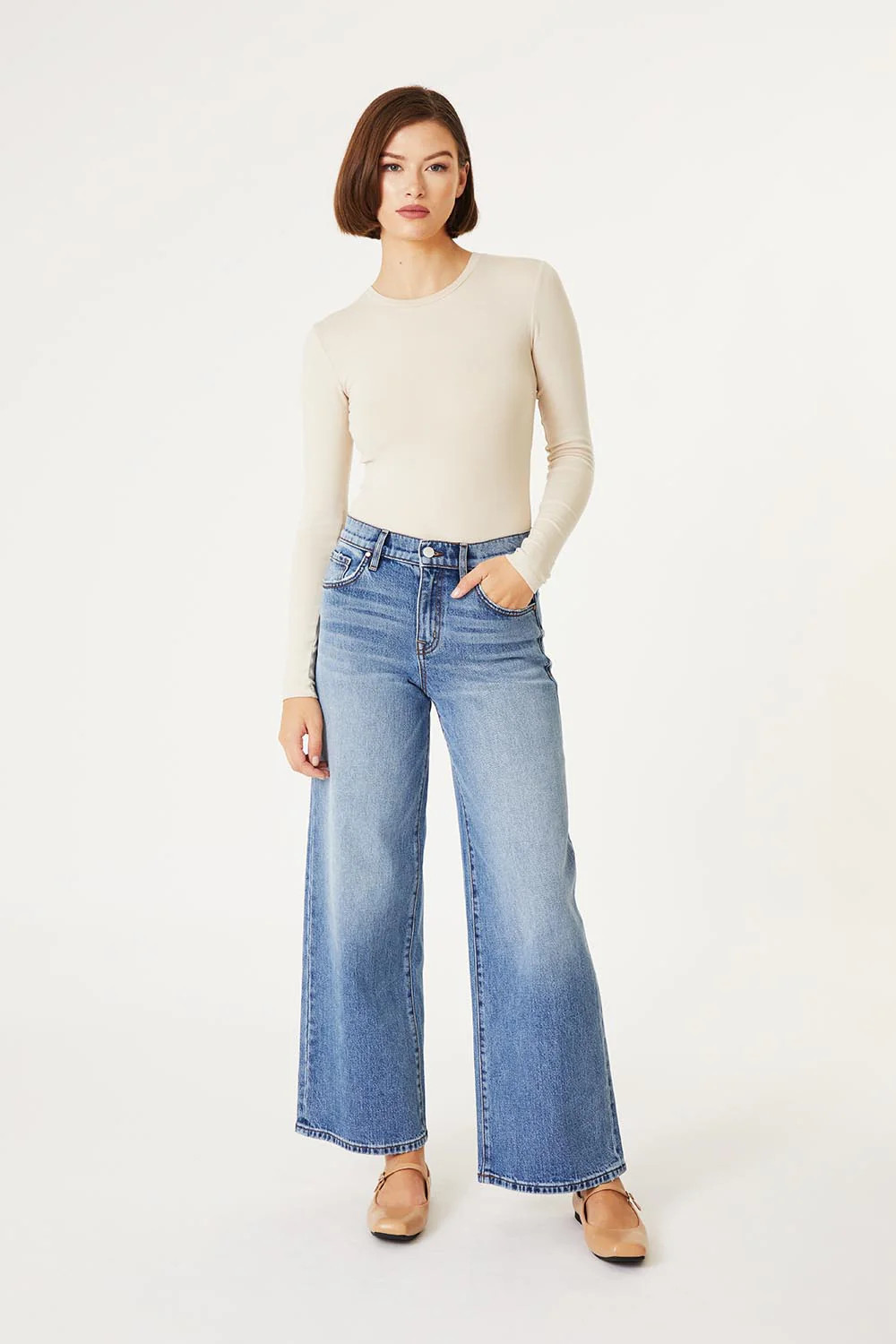 Level99 | Soho Fitted Wide Leg | Level 99 Jeans