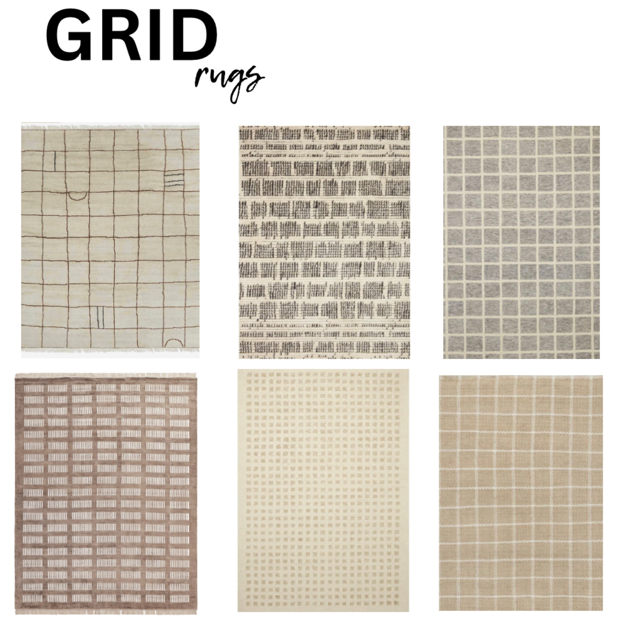 Neutral 8x10 grid rugs!

#LTKFind #LTKhome