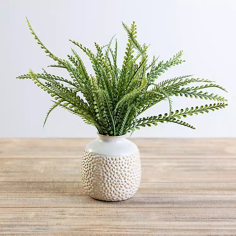 New!Coastal Grass Ceramic Potted Plant | Kirkland's Home