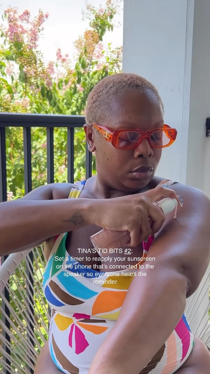 Best hack for reapplying sunscreen 