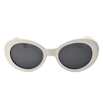 Gender Inclusive Vintage style Retro sunglasses - Wild Fable™ White | Target