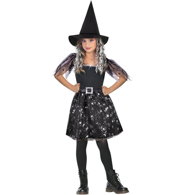 Celestial Witch, Halloween Costume for Children, Girls Size M (7/8), by Way to Celebrate | Walmart (US)