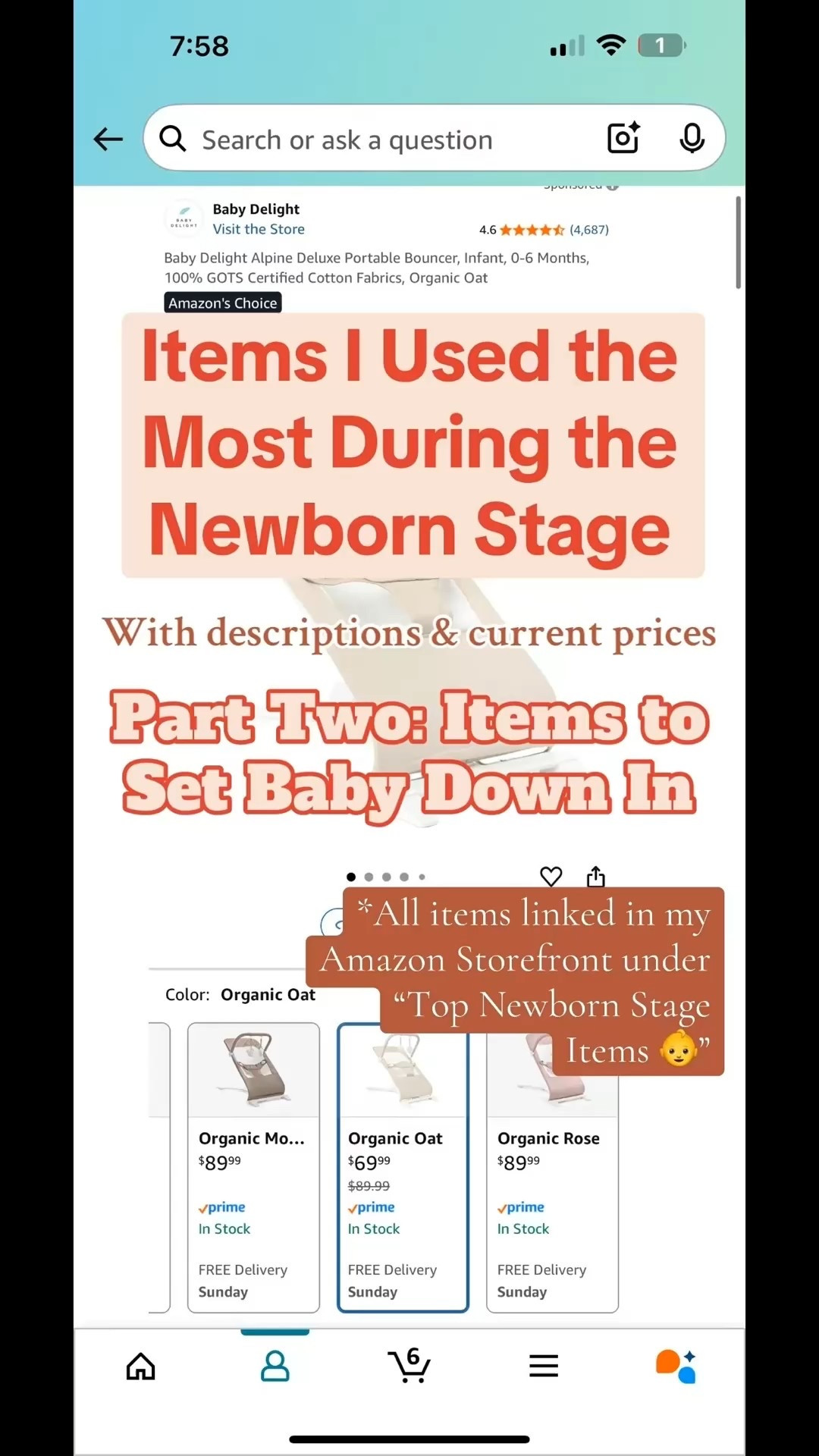 Top Newborn Essentials: Items to set Baby Down In

#LTKFamily #LTKBaby #LTKBump