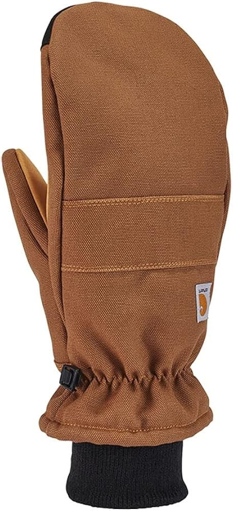 Carhartt Women's Insulated Duck Synthetic Leather Knit Cuff Mitt | Amazon (US)