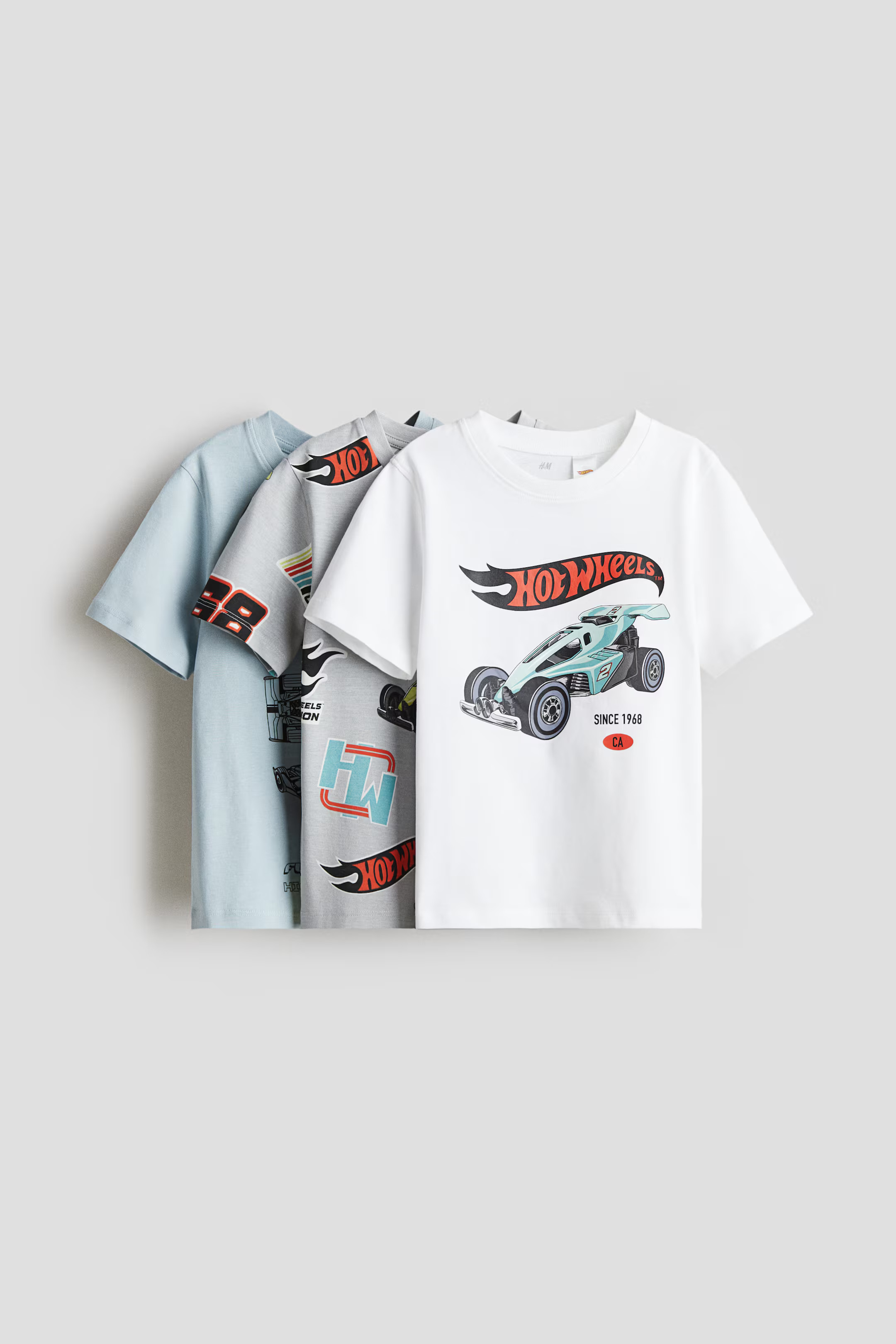 3-pack Printed T-shirts | H&M (US + CA)