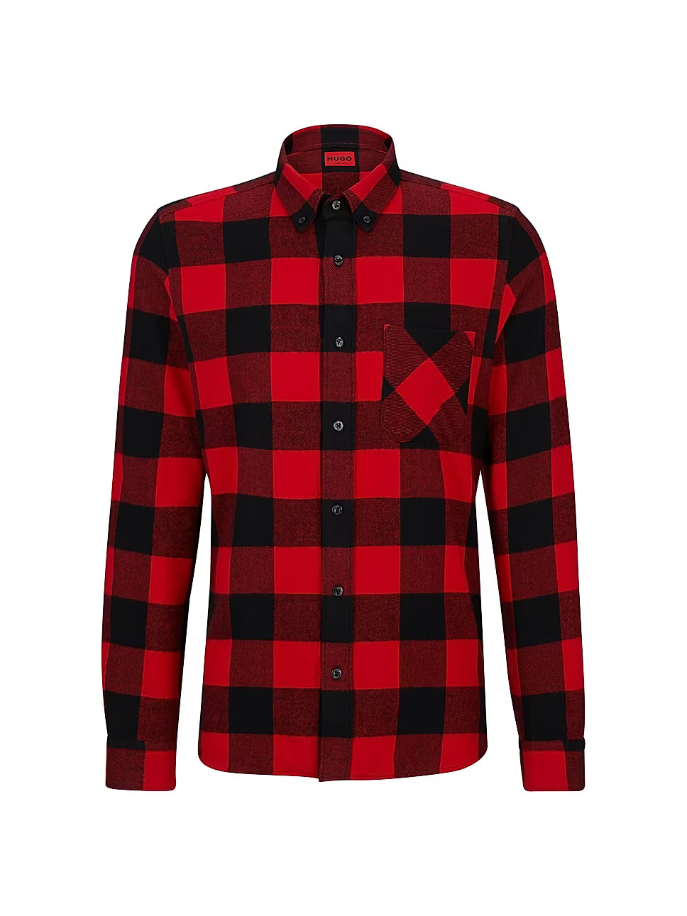Relaxed-Fit Shirt In Checked Cotton Flannel | Saks Fifth Avenue