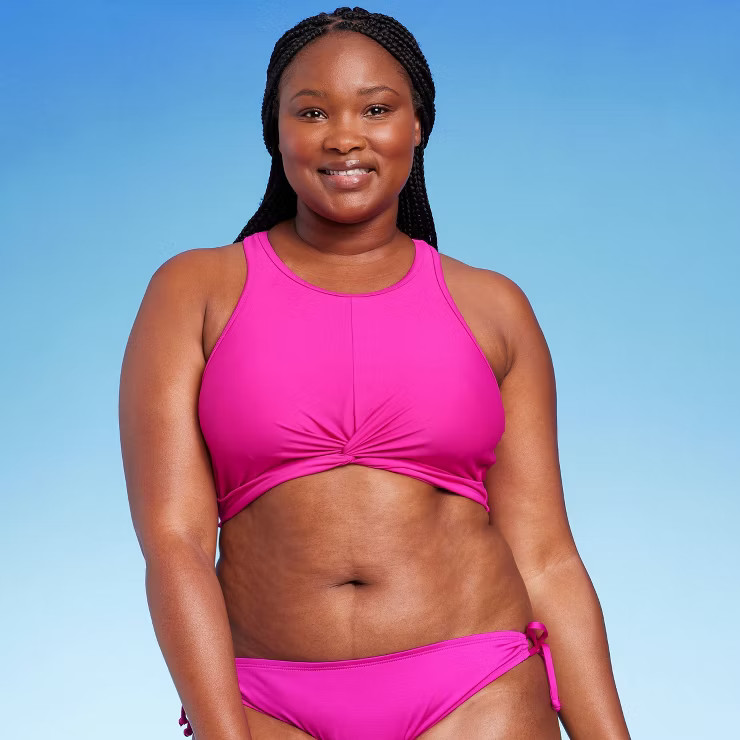 Women's Longline Twist Bikini Top - Kona Sol™ | Target