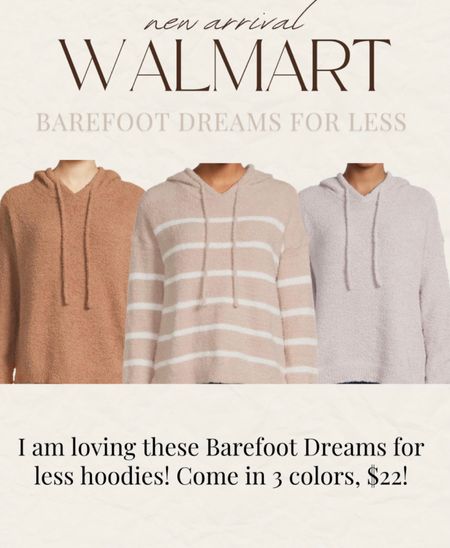 Barefoot Dreams for less Walmart hoodies! 

#LTKstyletip #LTKfindsunder50 #LTKsalealert