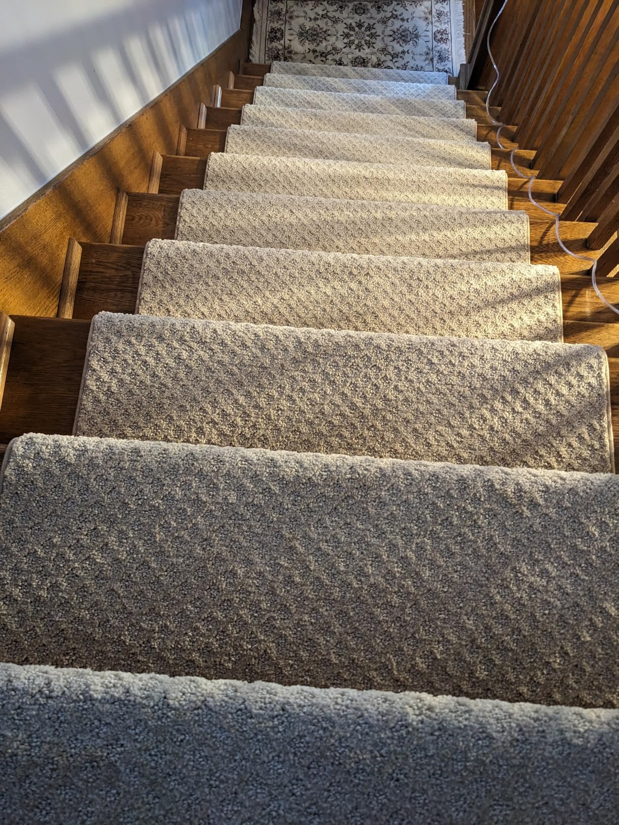 Oak Valley Designs™ Rounded Bullnose Carpet Stair Treads - Anti Slip Indoor Stair Mats for Wood... | Amazon (US)