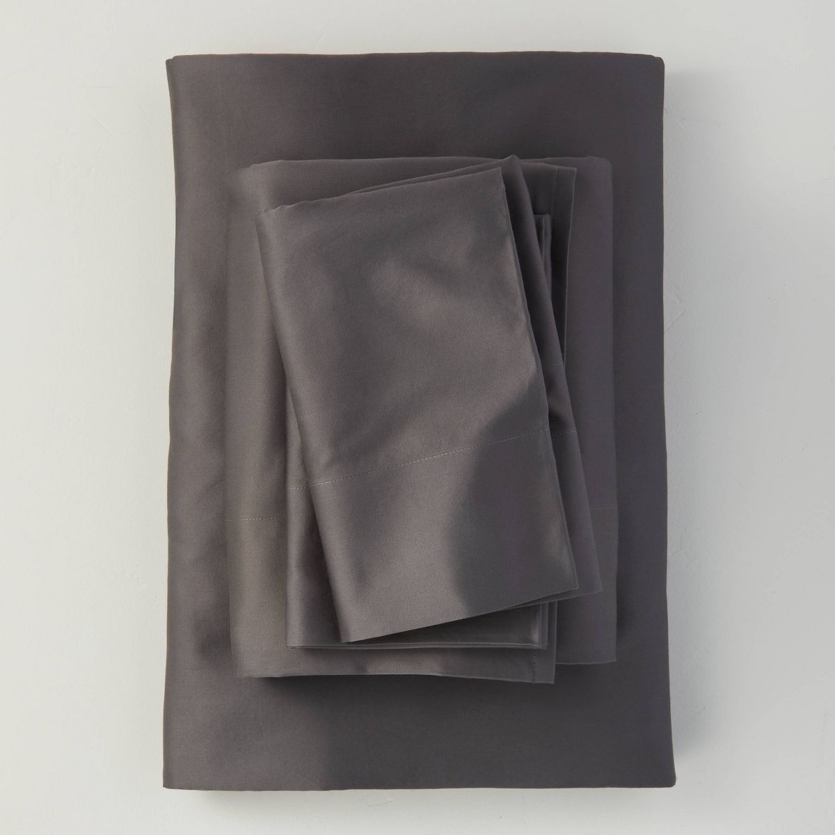500 Thread Count Washed Supima Sateen Solid Sheet Set - Casaluna™ | Target