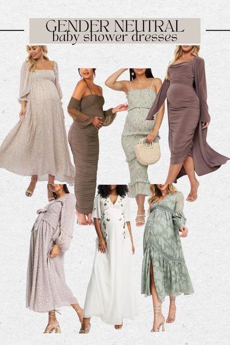 Neutral dress options for a baby shower! 

Maternity dress | vacation outfit | spring dress | spring fashion

#LTKbump #LTKSeasonal #LTKstyletip