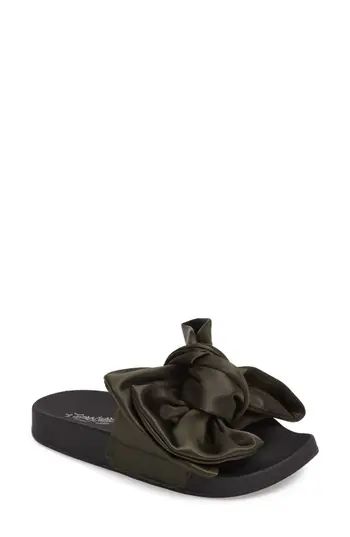 Women's Jeffrey Campbell Jova-Bow Slide Sandal, Size 6 M - Green | Nordstrom