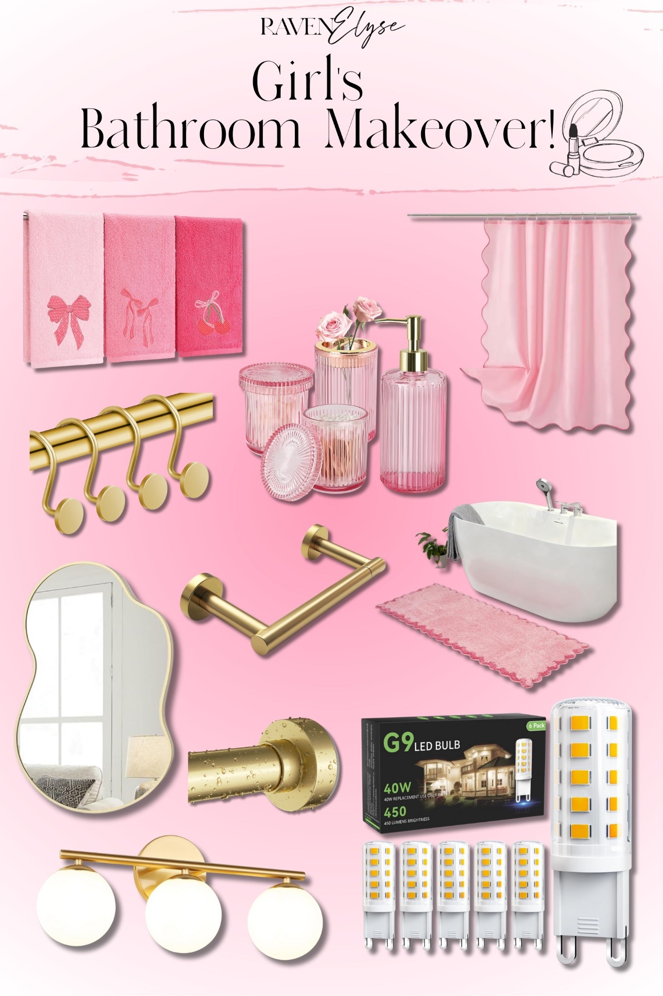 Girls Bathroom Makeover! 💕🔆

#LTKmomlife #LTKHome #LTKgrwm