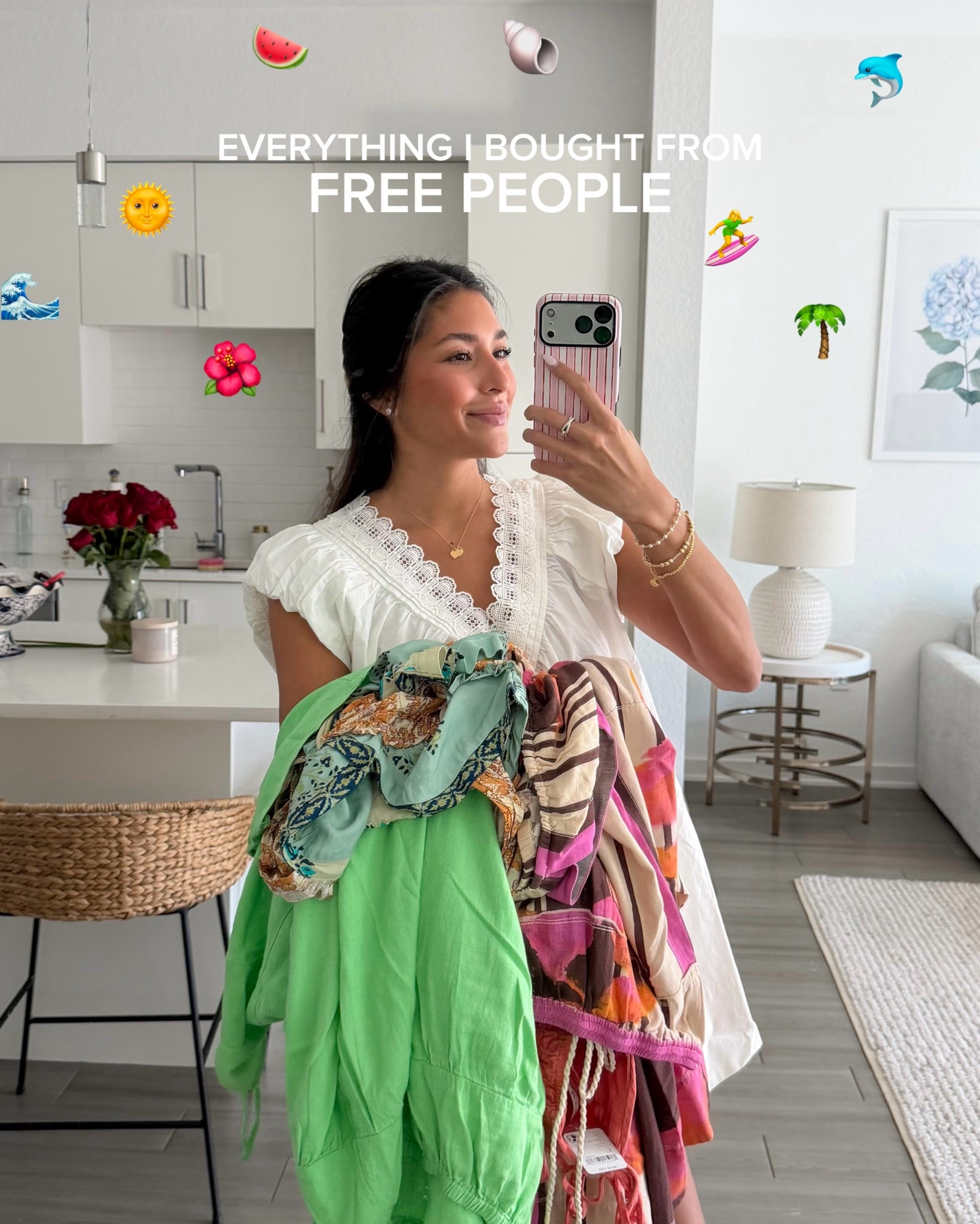 haul of everything I bought from Free People! summer edition🌞🌞