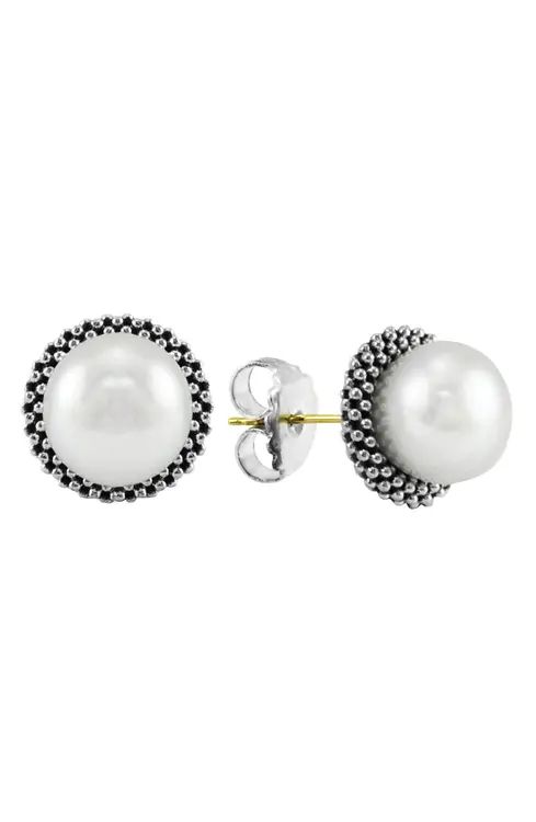 LAGOS 'Luna' Pearl Small Stud Earrings | Nordstrom