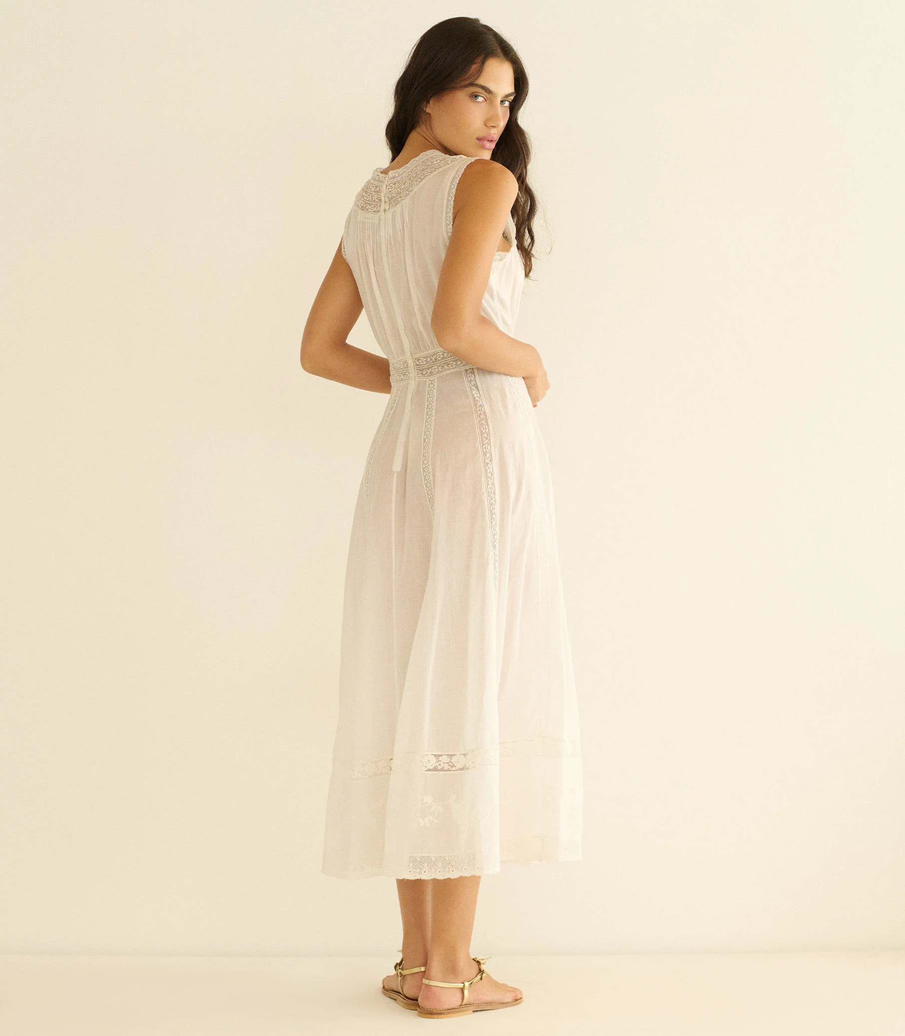 Liviana Dress - Salt | DÔEN | DOEN
