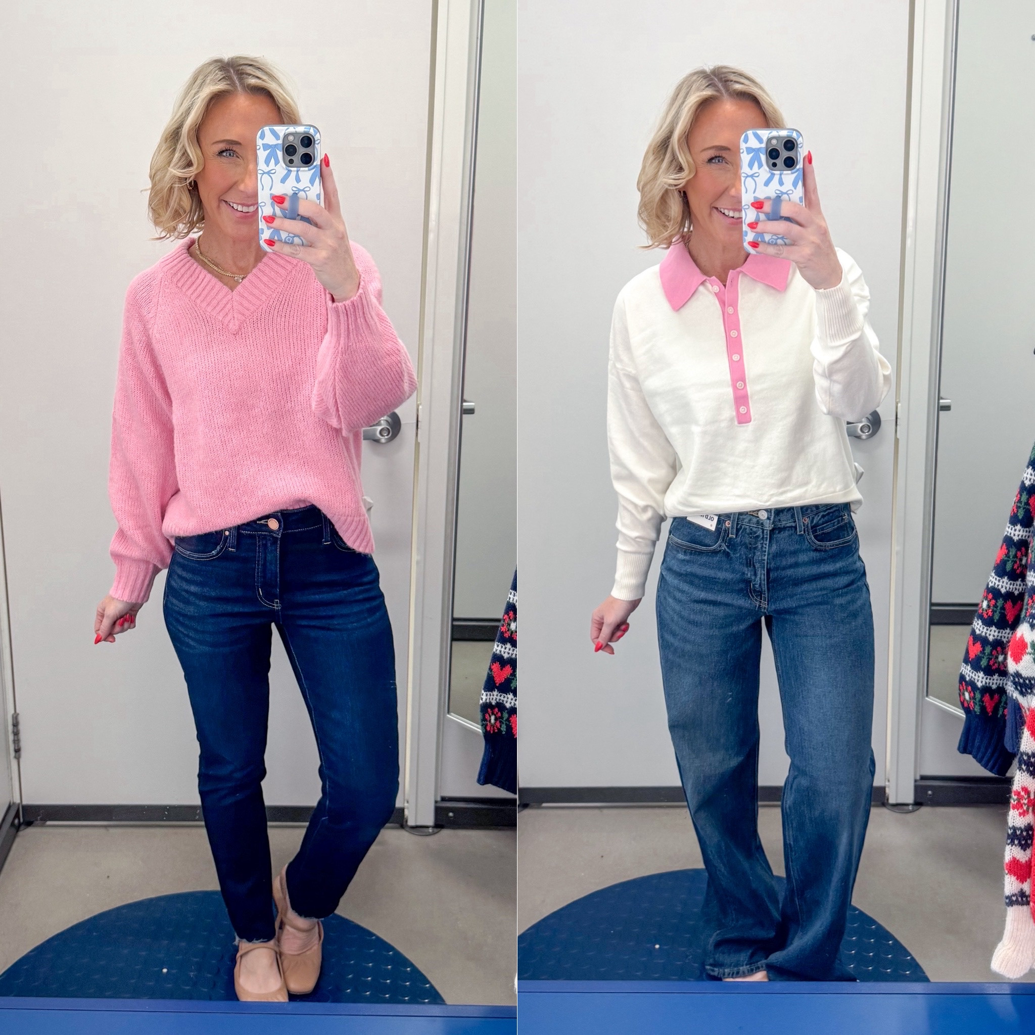 Old Navy - heart sweaters (Everything Extra 15% Off $80+ at Checkout)

*Dark High Rise Straight Jean - Size 2. 

Cozy Cropped V-Neck Sweater - size Small. Currently 20% off. 

Extra High-Waisted Wide-Leg Jeans - size 0. Currently 30% off. 

SoSoft Lite Cropped Polo - size XS. 
 

 

#LTKSaleAlert #LTKFindsUnder50 #LTKSeasonal