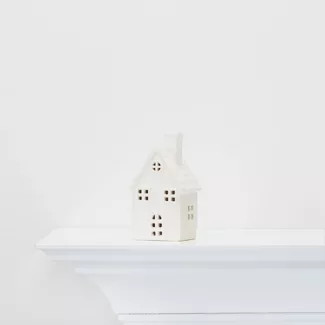 Small Ceramic House Decorative Figure White - Wondershop™ | Target