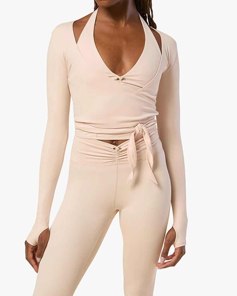 Long Sleeve Wrap Top | We Wore What