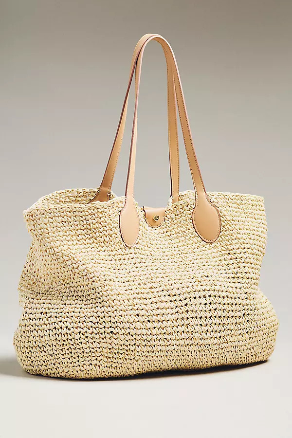 Woven Beach Tote | Anthropologie (US)