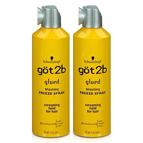 Got2b Glued Blasting Freeze Hairspray, 12 oz, Pack of 2 | Amazon (US)