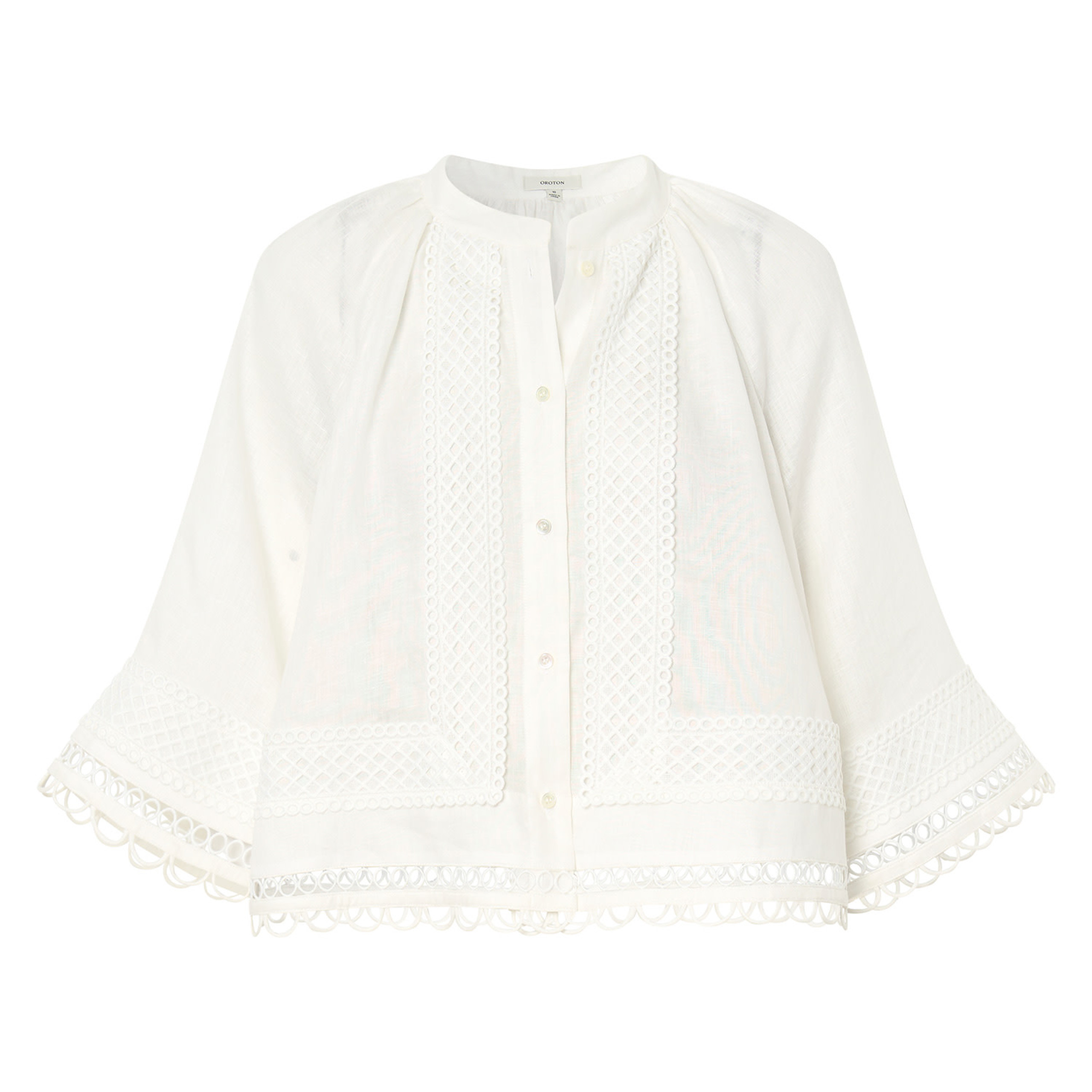 Loop Detail Top - White | Oroton | Oroton