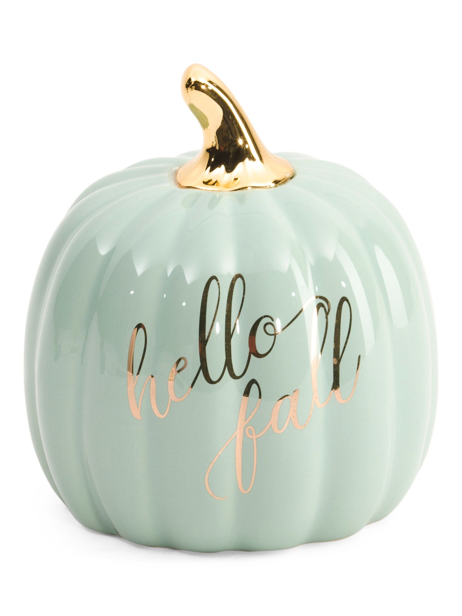 6in Hello Fall Pumpkin | TJ Maxx