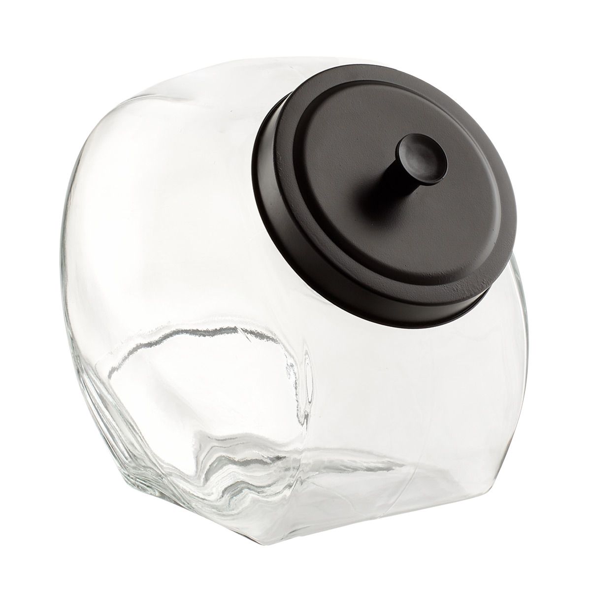 Glass Slant Canister | The Container Store