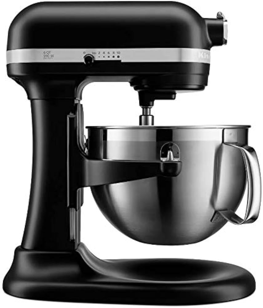 Kitchenaid Professional Lift Bowl 600 Stand Mixer 6 quart, Black Matte (Renewed) | Amazon (US)