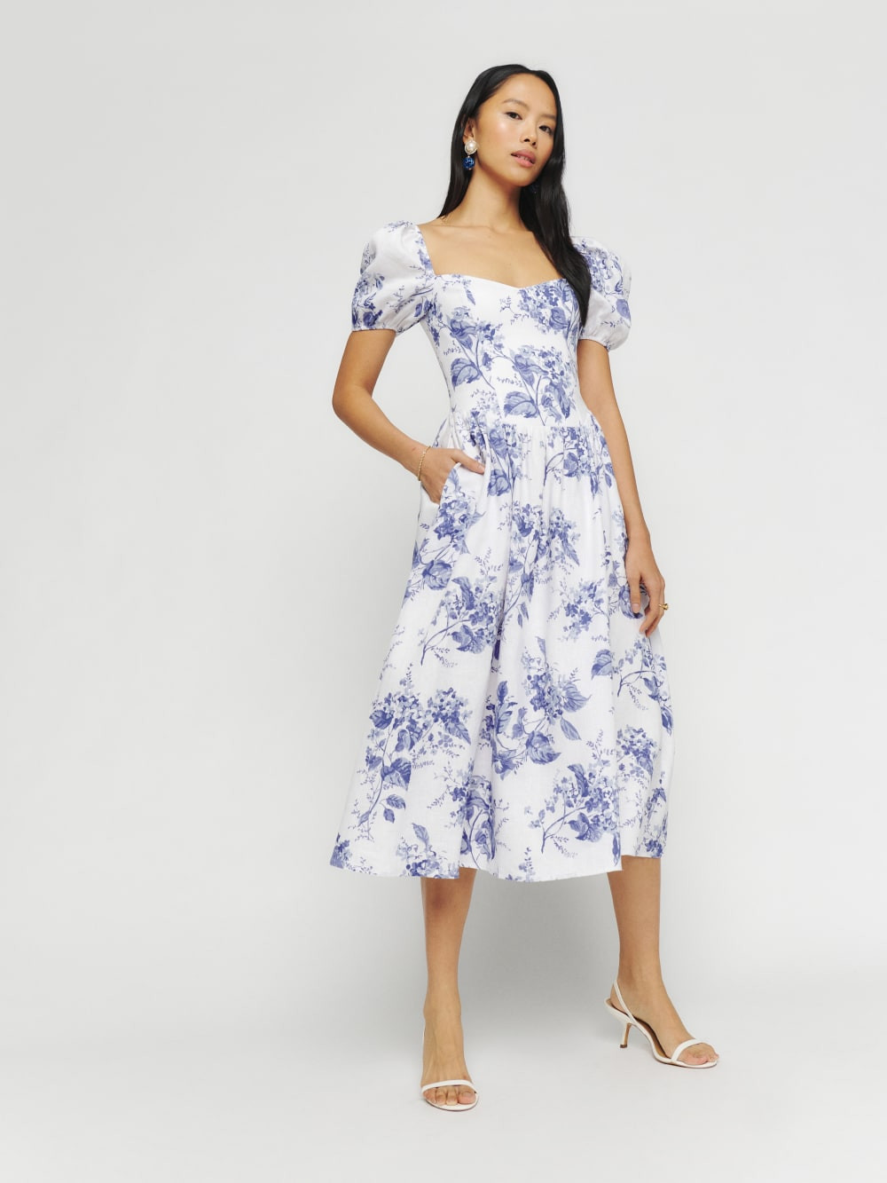 Davila Linen Dress | Reformation (Global)