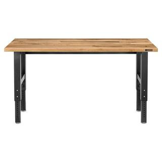 Gladiator 6 ft. Adjustable Height Birch Top Workbench GAWB06HWEG | The Home Depot