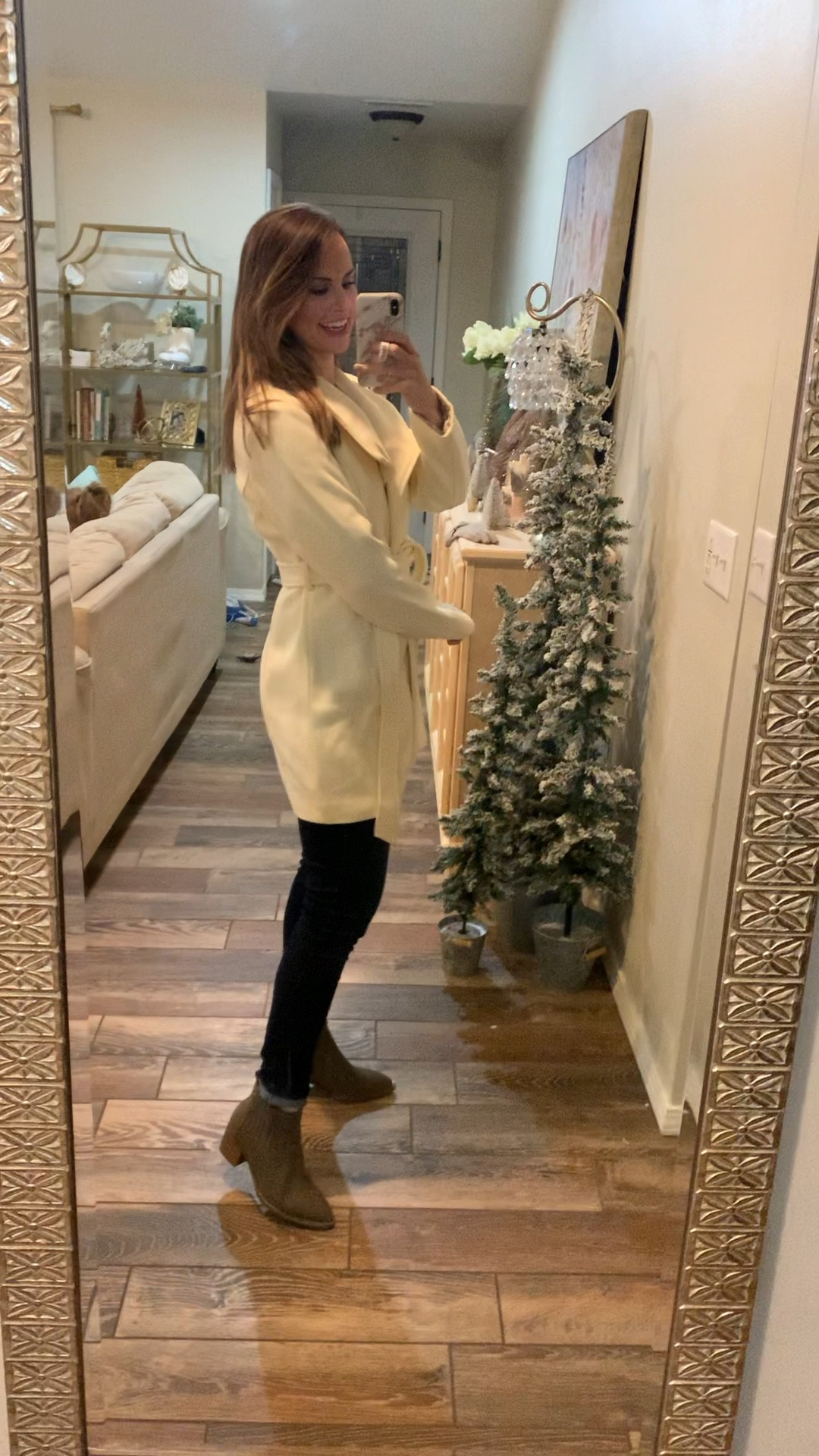 Love this beautiful & feminine fall and winter coat from Amazon! Love the tie waist and stand up collar! It can be worn up or down. Great with boots, scarf & hat! 



Fall Outfits, Boots , Fall Wedding Guest Dress , Family Photo Outfits, Fall Dresses, Fall Dress, Wedding Guest,  Fall Family Pictures Outfits, Christmas Decor , Christmas Tree, set of 3 flocked trees from Walmart 

#LTKxPrimeDay 

#LTKVideo #LTKSeasonal