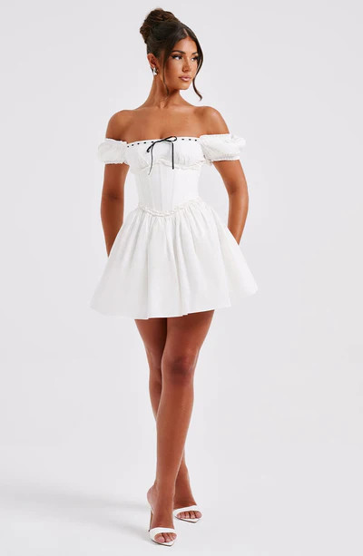 Penelope Mini Dress - Black/White | Babyboo (global)