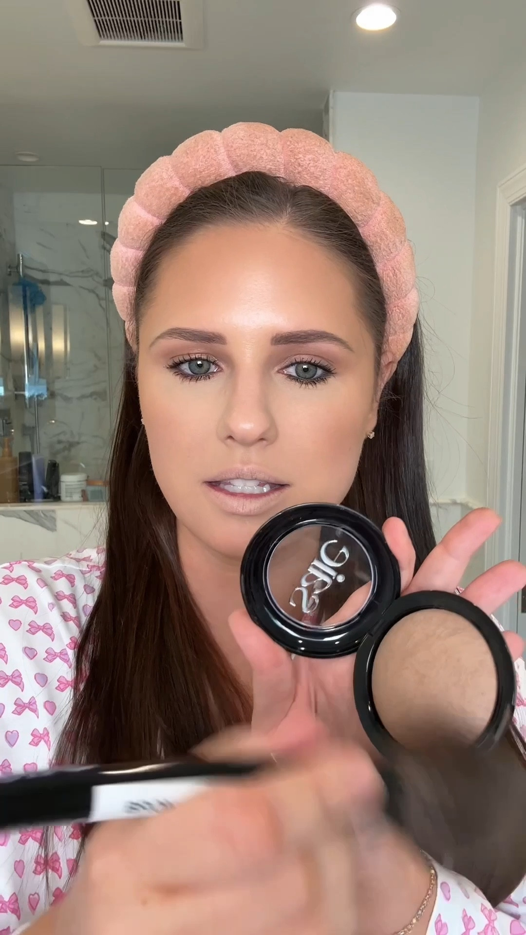 NEW - SAIE powder bronzer 🤎 clean beauty! & using shade Almafi 

#LTKBeauty