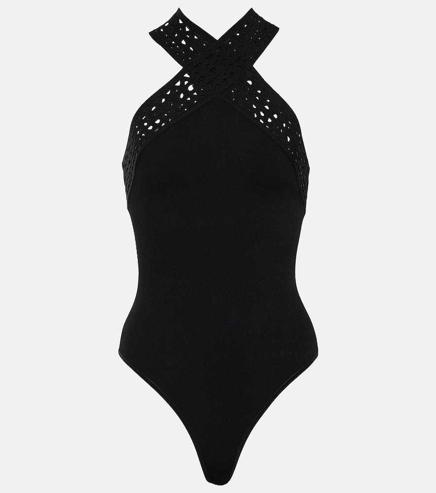 Alaia Vienne halterneck bodysuit | Mytheresa (UK)