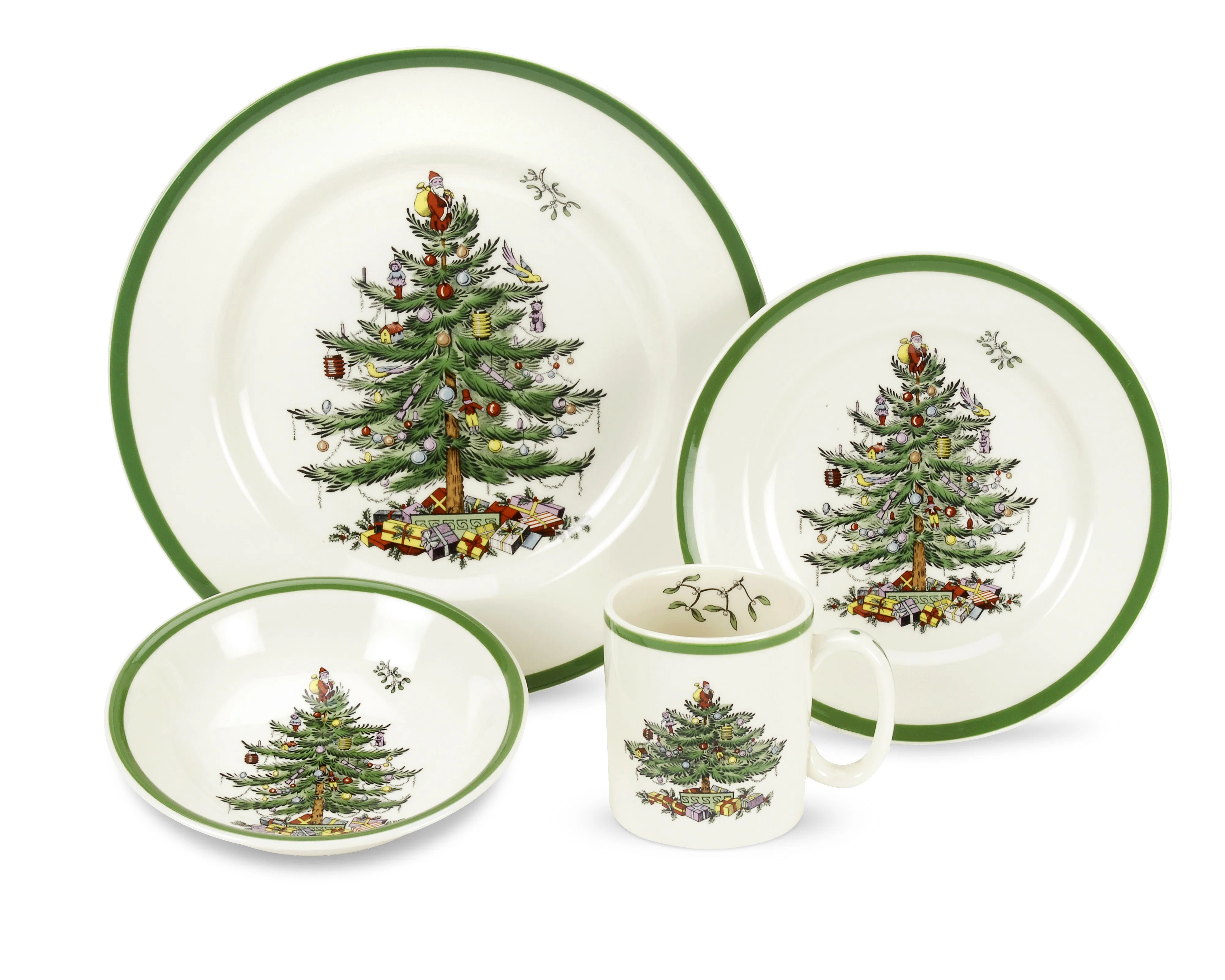 Spode Christmas Tree 4-Pc P/S | Perigold