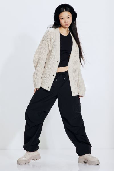 Knit Cardigan - Light pink - Ladies | H&M US | H&M (US + CA)