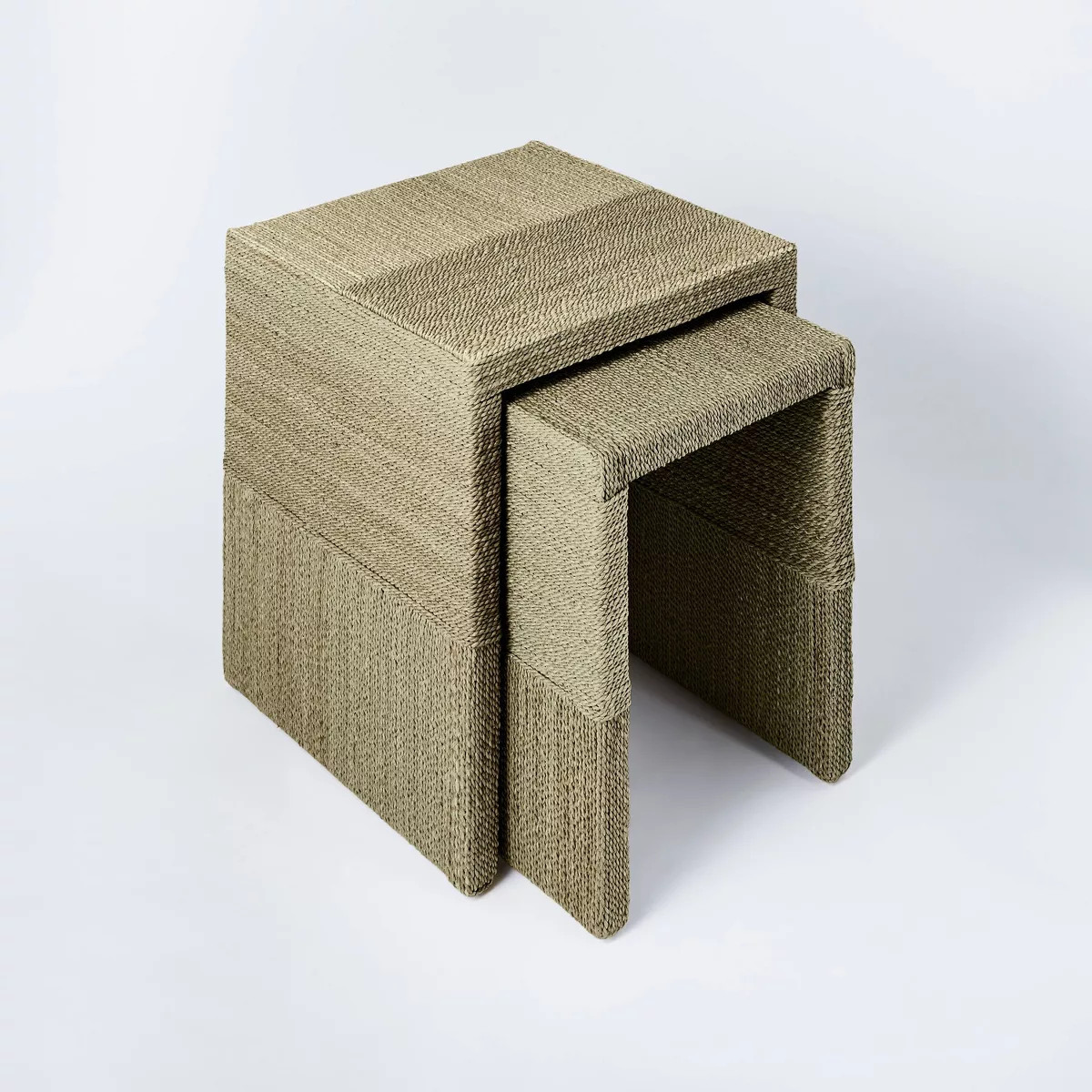 Set of 2 Woven Nesting Tables - Threshold™ designed with Studio McGee | Target