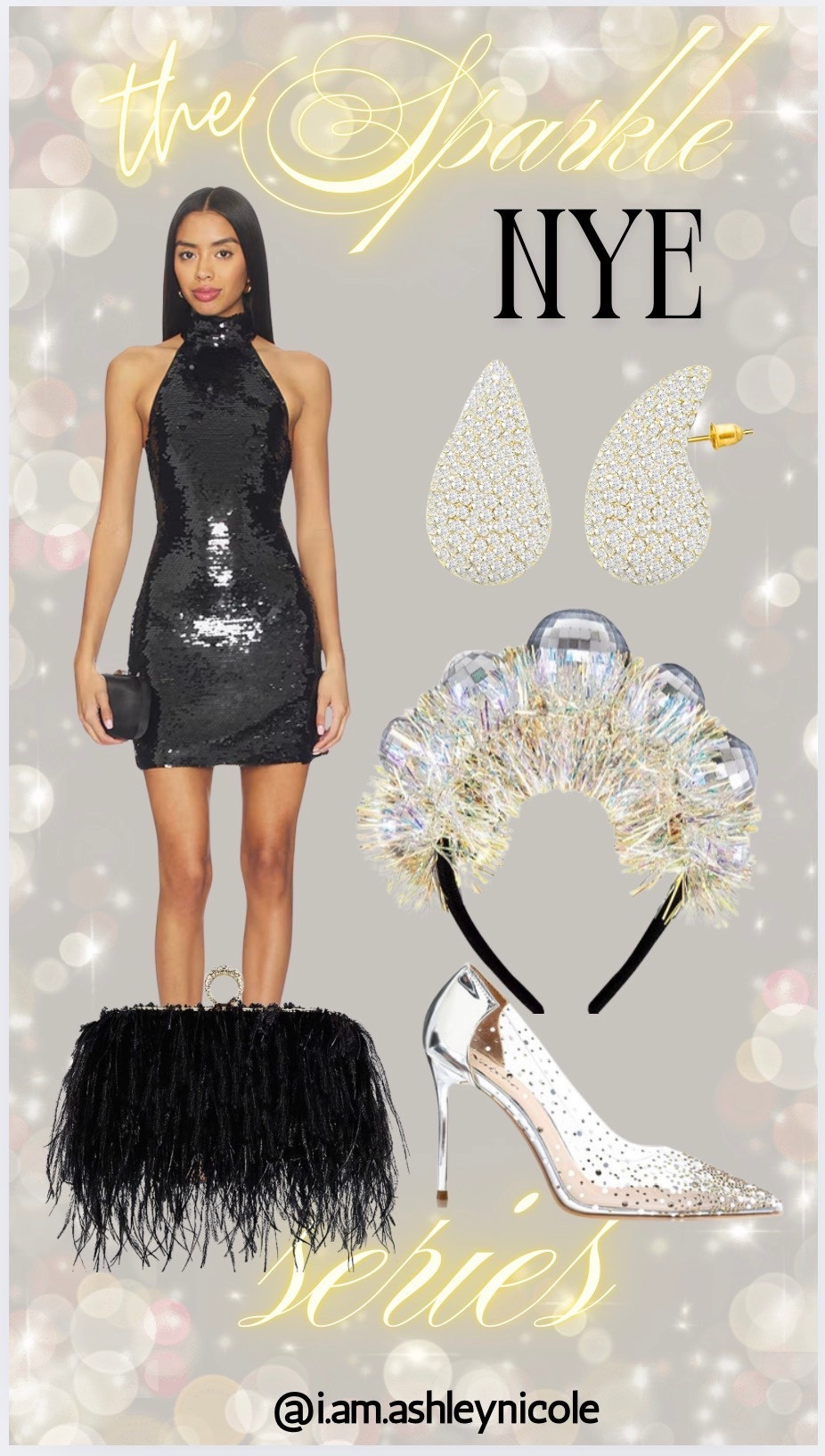 Here’s an idea for a New Year’s Eve party outfit. 

#LTKHoliday #LTKgrwm #LTKSeasonal