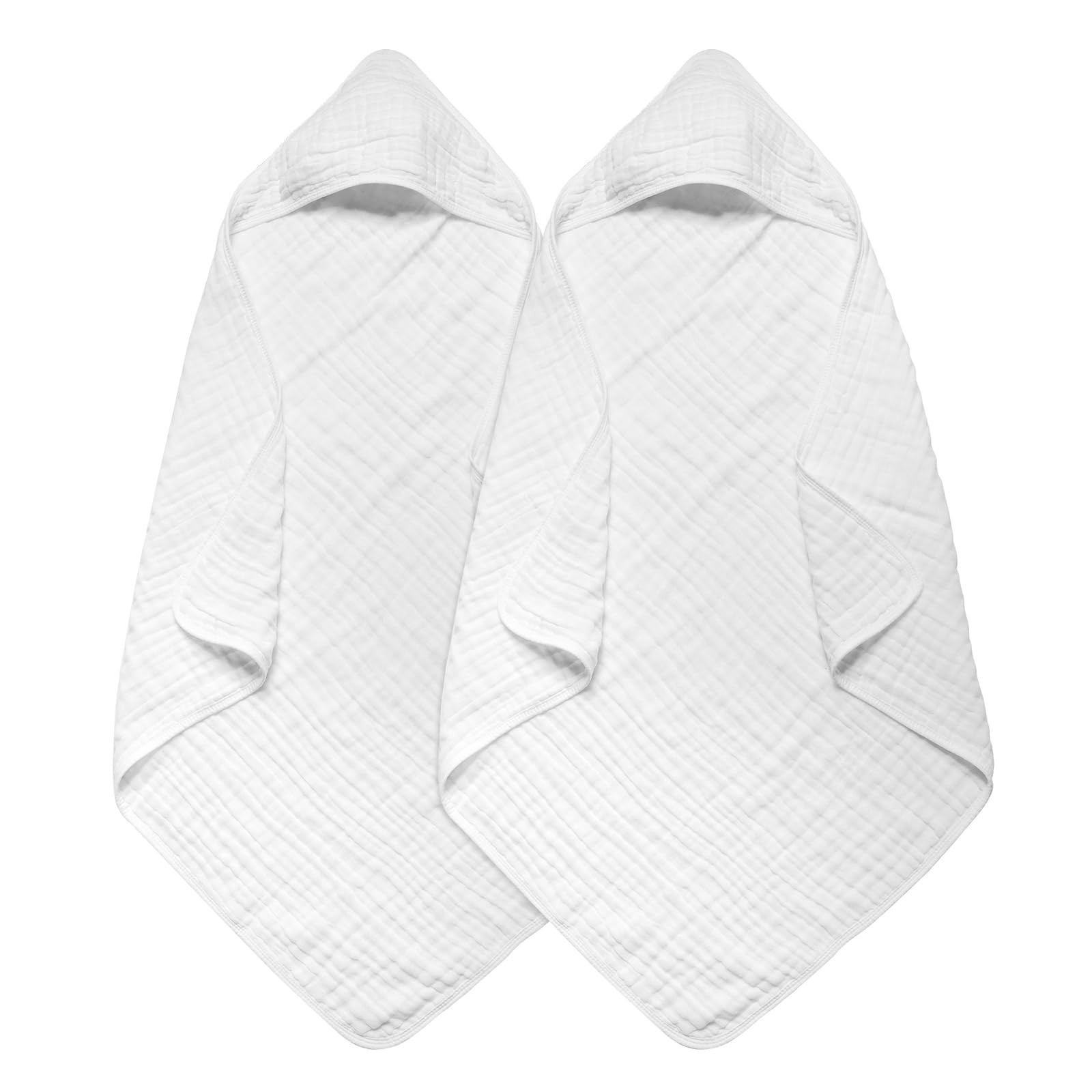 Baby Hooded Towels for Babies and Toddlers, Muslin Baby Bath Towel Soft and Absorbency for Boys a... | Amazon (US)