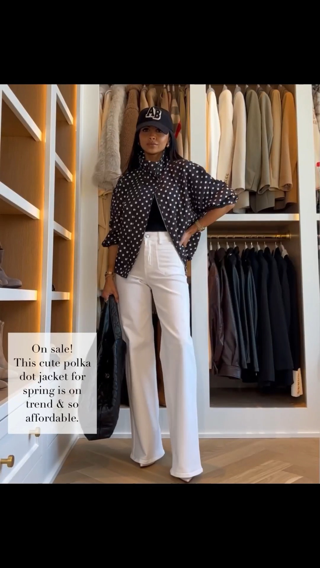 The most chic spring jacket from Amazon that truly looks designer and it’s on sale! I love finding statement pieces like this that instantly elevate a simple denim outfit. The black & white cropped bomber feels playful but polished.

Black and white polka dot Jacket - wearing an XS
Frame jeans - wearing a 24, runs TTS

miamiamine chic spring jackets from Amazon polka dot cropped bomber jacket red bomber jacket statement outerwear elevated casual style favorite denim outfit affordable fashion finds designer inspired style



#LTKWorkwear #LTKootd #LTKSaleAlert