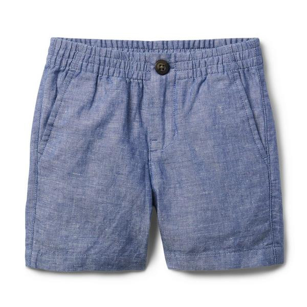 Chambray Linen Pull-On Short | Janie and Jack