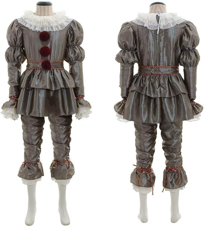 Halloween Adult Unisex Party Performance Costume Carnival Women Uniform Men Clown 8-piece Suit Se... | Amazon (US)