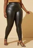 Faux Leather Leggings | Ashley Stewart