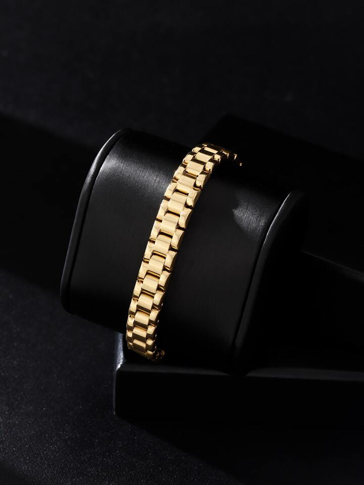 Watchband Design Chain Bracelet | SHEIN
