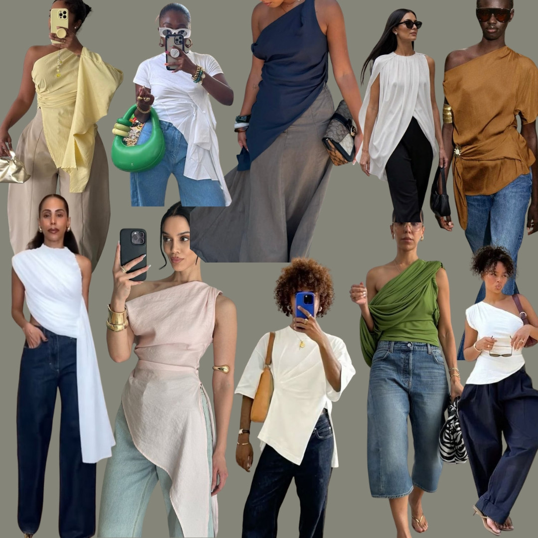 This is where your outfit gets interesting. A draped neckline or an asymmetrical hem is a built-in styling detail — it does the work for you. Pair with your most basic bottom and let the top carry the look. 

 #LTKSeasonal #LTKSaleAlert #LTKPetite