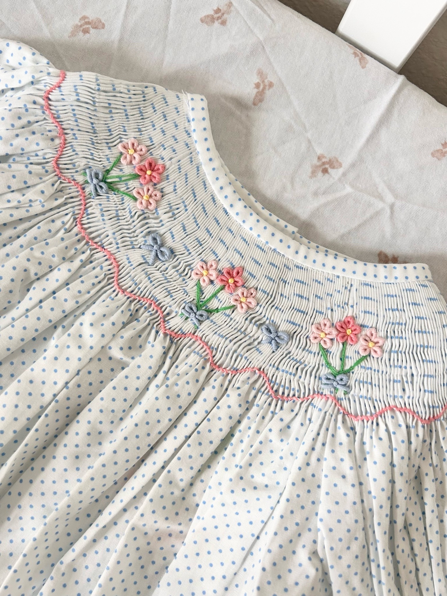baby girls very first smock! can’t get over the sweetest embroidery details and colors!

#LTKBaby #LTKKids #LTKBump